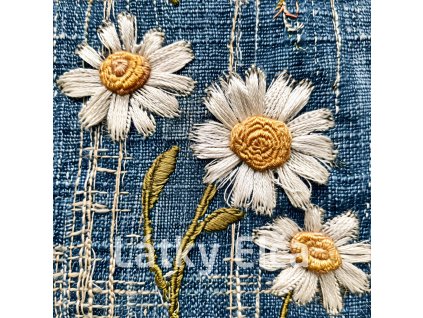 Kopretiny na jeans 7