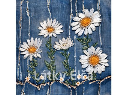 Kopretiny na jeans 9