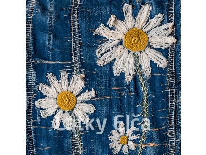 Kopretiny na jeans 14