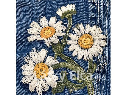 Kopretiny na jeans 19