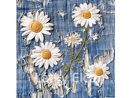 Kopretiny na jeans 20