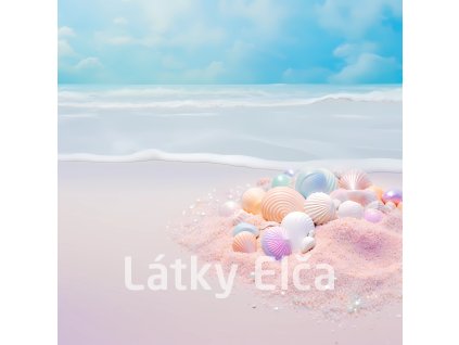 Panel kočárkovina - pláž pastelová 2