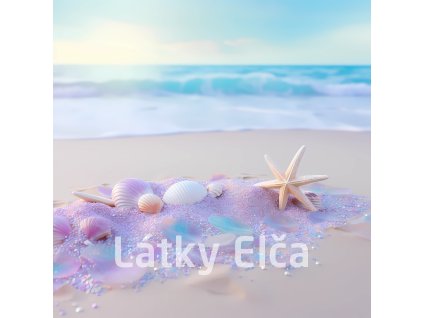 Panel kočárkovina - pláž pastelová 3