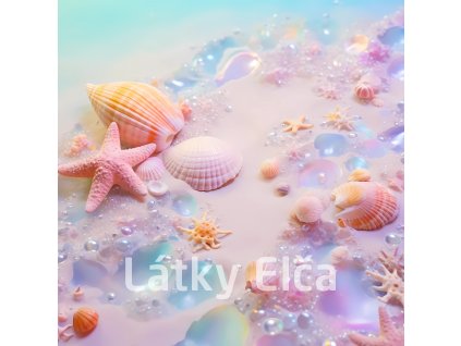 Panel kočárkovina - pláž pastelová 9