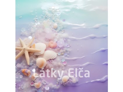 Panel kočárkovina - pláž pastelová 10
