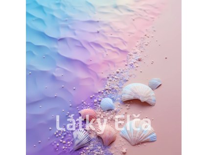 Panel kočárkovina - pláž pastelová 12