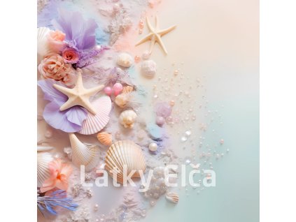 Panel kočárkovina - pláž pastelová 17