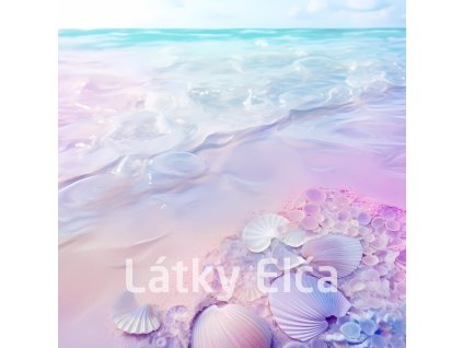 Panel kočárkovina - pláž pastelová 19