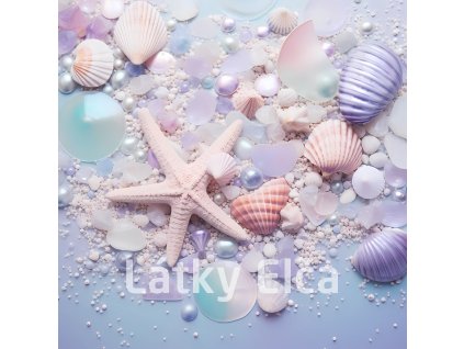 Panel kočárkovina - pláž pastelová 21