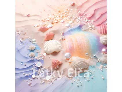 Panel kočárkovina - pláž pastelová 26