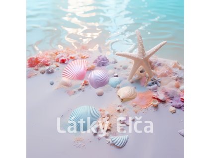 Panel kočárkovina - pláž pastelová 27