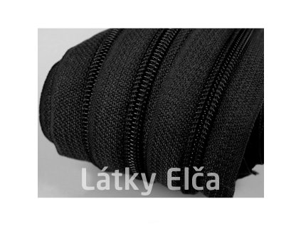 160 zip spiralovy nekonecny zip 3mm cerny