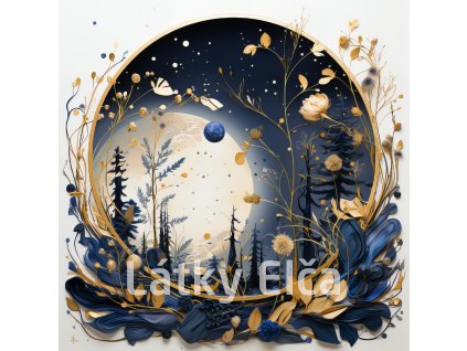 Midnight Blue Galaxies and Constellations11