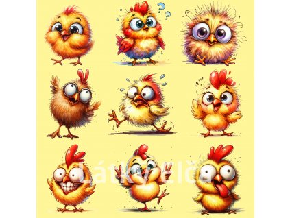 kuřátka 3600 x 3600