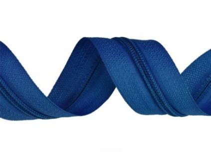 1714 zip spiralovy nekonecny pas 5mm kralovsky modry