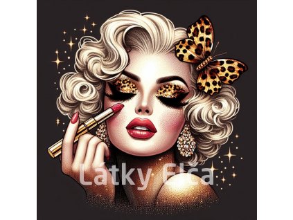 Panel kočárkovina - dívka (gepard)