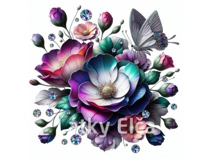 Panel kočárkovina - květ 3