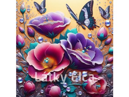 Panel kočárkovina - květ 5