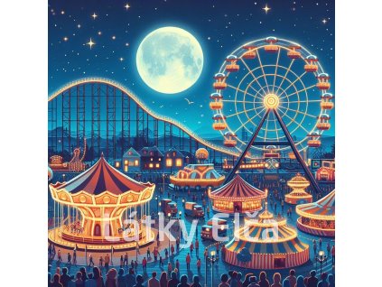 Panel bavlna - kolotoče