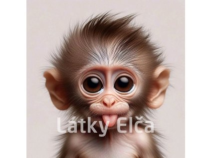 Panel bavlna - opička