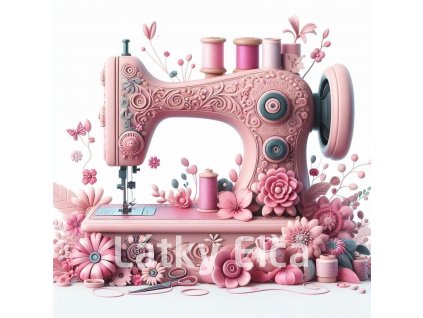 Panel bavlna - šicí stroj 2