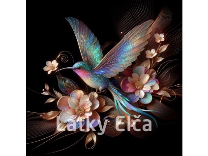 kolibřík květ 1