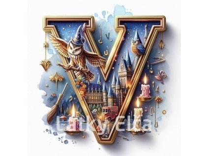 Panel kočárkovina - písmeno V bradavice