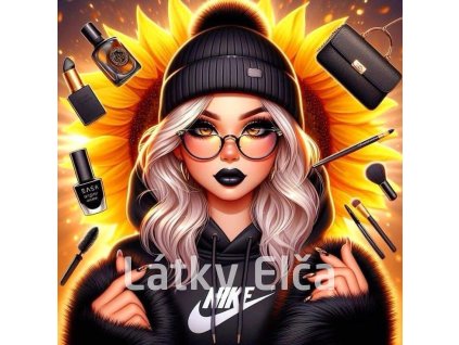 dívka před slunečnicí