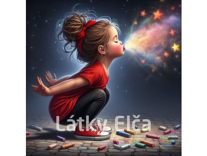 Panel kočárkovina - holčička v červeném 2