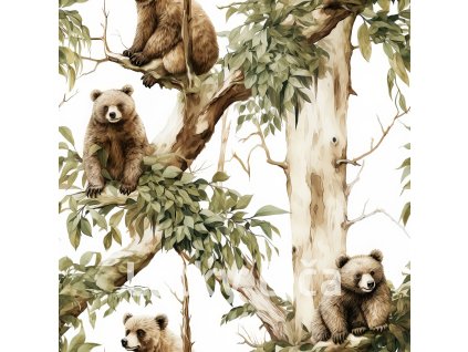 Kočárkovina medvědi na stromech