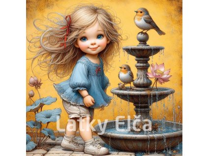 holčička a fontána 1