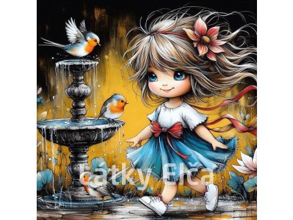 holčička a fontána 4