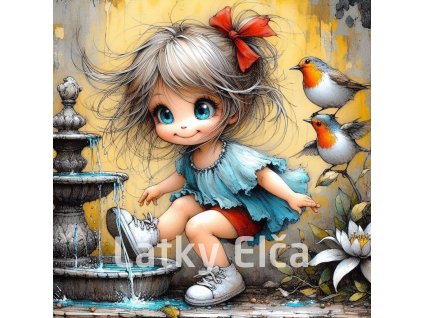 holčička a fontána 5