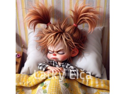 holčička v posteli 1