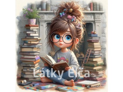 dívka a knihy 4