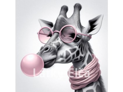 žirafa s bublinou 3