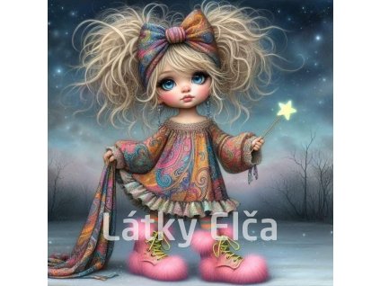 holčička a hvězda