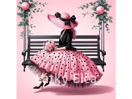 dáma na houpačce 5