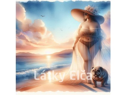 dáma a pes u vody 2