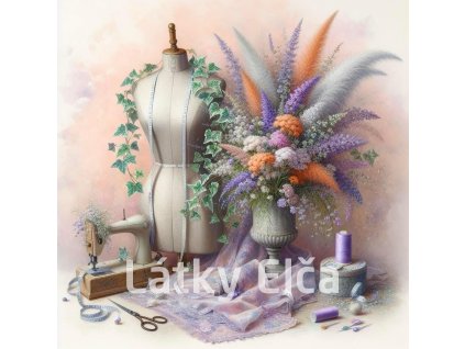 krejčovská pana a květ