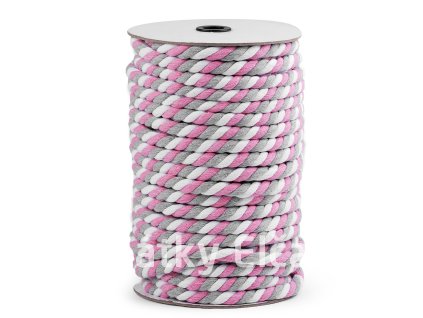 Bavlněná šňůra kroucená Ø12 mm macrame