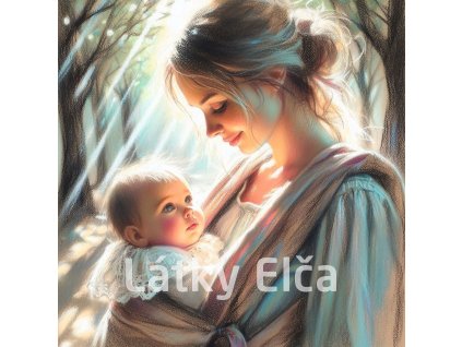 maminka a dítě v nosítku 1