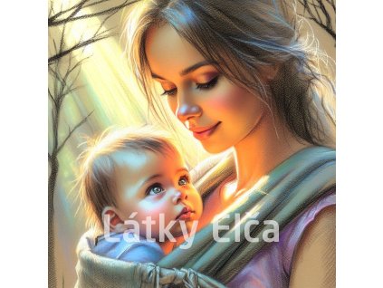 maminka a dítě v nosítku 2