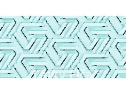 geometrie svetle zelené 4096 x 2048