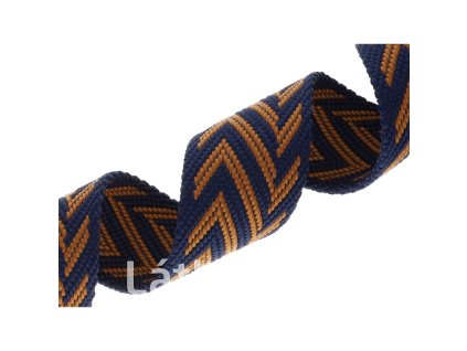 polycotton popruh 38 mm 23 mm 5 jodla tmave modra 50 yd (2)