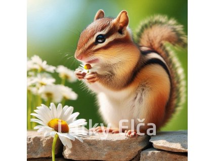 veverka s kopretinou 2