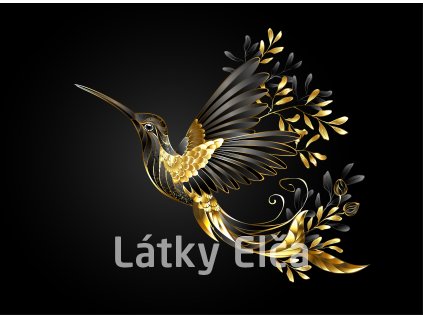 Black Jewelry Hummingbird