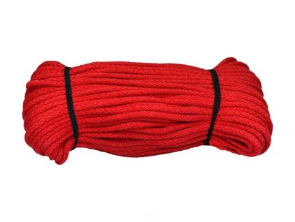 2791 1 snura odevni bavlna 5mm cervena