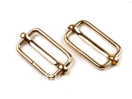 2866 posunovac na popruhy sire 25 mm zlata