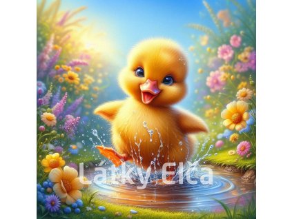 kuřátko ve vodě 5